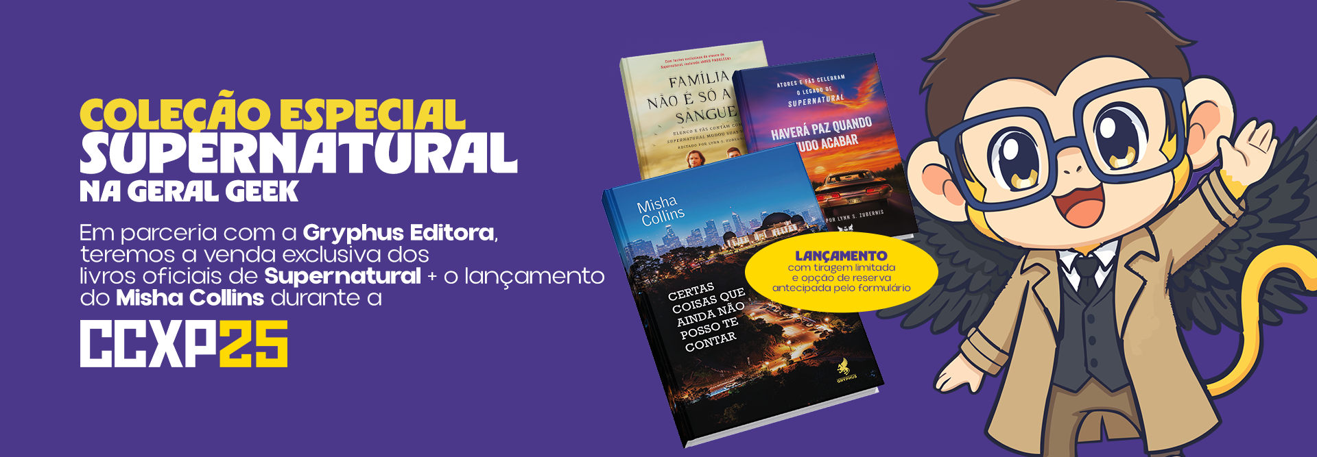 Banner Coleção SuperNatural CCXP25