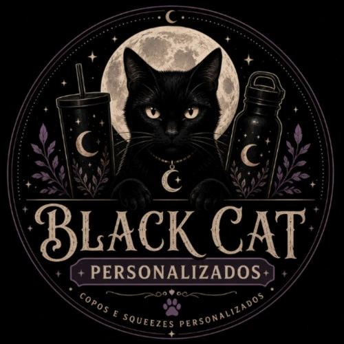 Logo da Black Cat Personalizados