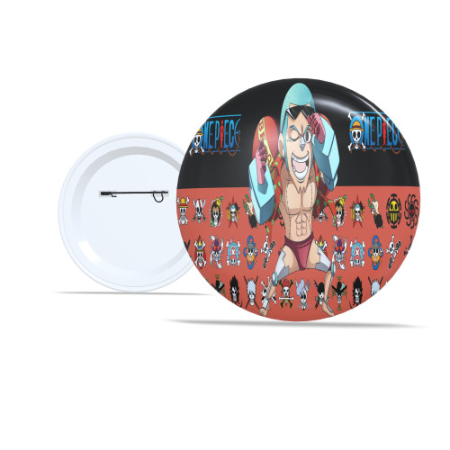 Placas e Quadros Decorativos 🏴‍☠️ Kit 10 Botton 5,8cm Personalizado One Piece Luffy, Zoro, Nami, Ace e Mais Personagens! - Botton - #