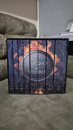 🔥 BOX TRONO DE VIDRO COMPLETO + PÔSTER + MARCADORES 🔥 Trono De Vidro # - Produto Original