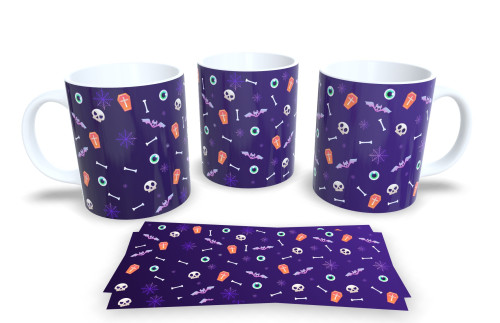 👻 Caneca Halloween Personalizada – Estampa de Personagem Assustador e Criativo Halloween # - Produto Original