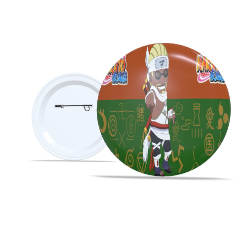 Placas E Quadros Decorativos 🔥kit Com 10 Botton 5,8cm Naruto Personalizado Personagens Anime Acessório Geek Otaku-Botton-