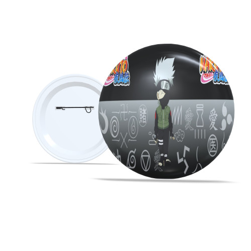 Placas E Quadros Decorativos 🔥kit Com 10 Botton 5,8cm Naruto Personalizado Personagens Anime Acessório Geek Otaku - Botton - #