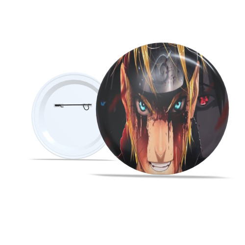 Placas E Quadros Decorativos 🔥kit Com 10 Botton 5,8cm Naruto Personalizado Personagens Anime Acessório Geek Otaku - Botton - #