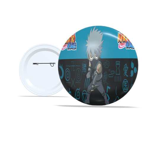 Placas E Quadros Decorativos 🔥kit Com 10 Botton 5,8cm Naruto Personalizado Personagens Anime Acessório Geek Otaku - Botton - #