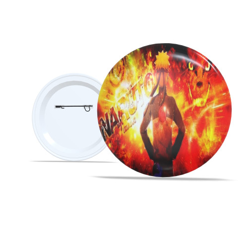 Placas E Quadros Decorativos 🔥kit Com 10 Botton 5,8cm Naruto Personalizado Personagens Anime Acessório Geek Otaku - Botton - #