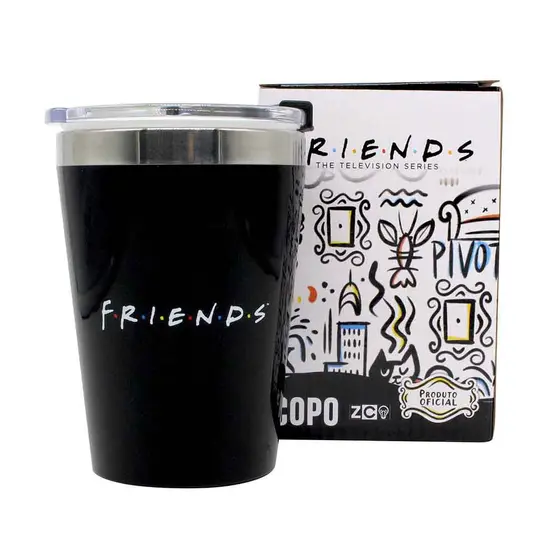 Copo Viagem Térmico 300ml Friends Zona Criativa # - Produto Original