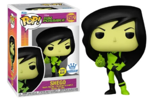 [*prÉ-venda*] Funko Pop - Disney: Kim Possible - Shego 1582 (glow) (funkoshop)-Disney Kim Possible-1582