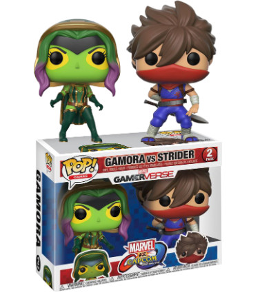 [*prÉ-vendas*] Funko Pop - Games: Marvel Vs. Capcom -  2 Pack Gamora Vs Strider-Disney-1