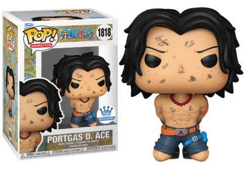Funko Pop Portgas D. Ace (Exclusive) One Piece #1818 - Produto Original