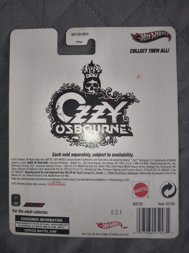  Ozzy Osbourne # - Produto Original