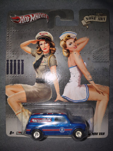 '67 Austin Mini Van Nose Art  Hot Wheels Nose Art # - Produto Original