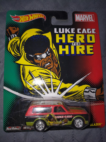 '70 Chevy Blazer Marvel Luke Cage Hot Wheels Marvel Luke Cage # - Produto Original