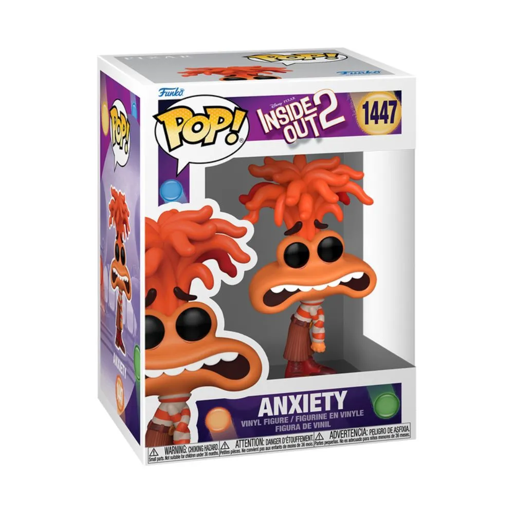 Funko Pop Anxiety / Ansiedade -  Divertida Mente-Disney Pixar Inside Out-1447