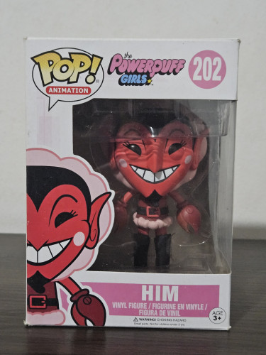 Funko Pop Him 202 Caixa com detalhes The Powerpuff Girls - Cartoon Network / As Meninas Superpoderosas The Powerpuff Girls #202 - Produto Original