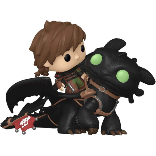 Funko Pop! Rides Como Treinar o seu Dragao 2 Soluço c/ Banguela #123 - How To Training Your Dragon - #123