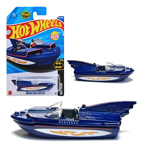 Action Figures Hot Wheels Batman 1966 Bat Boat/ Bateau-HOTWHEELS-