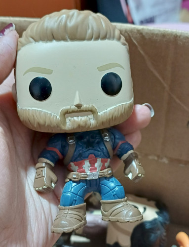 Funko Pop Capitão América (c/ Caixa & S/ Blister)-Avengers: Infinity War-288