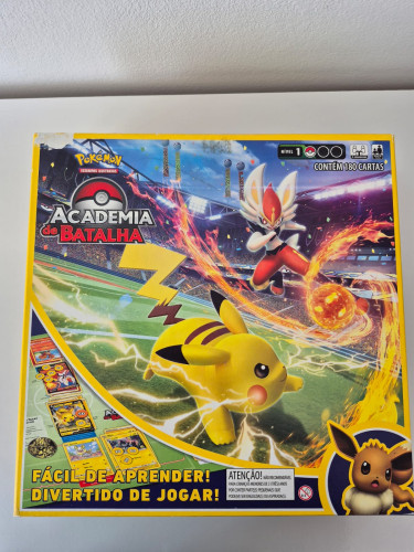 Box Pokémon - Academia De Batalha - 180 Cartas - Copag -  Caixa Com Pequena Avaria - Copag - #