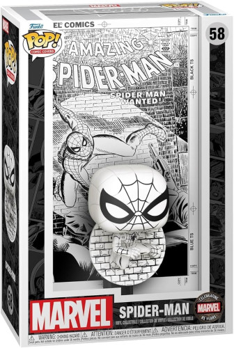 Funko Pop Comic Cover: Marvel's 85th - Spider-man - Spider-man​ - Marvel Comics - Collectable Vinyl Figure - SPIDER MAN - #58