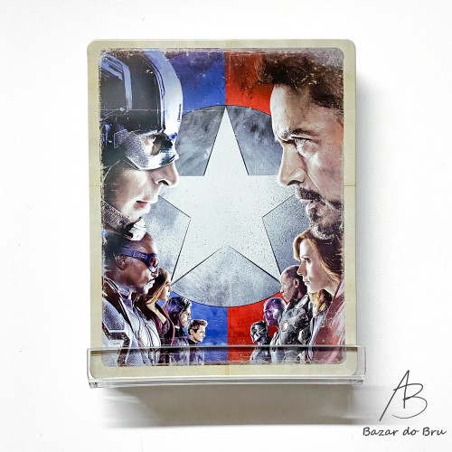 Suporte De Parede Para Steelbook / DVD-Expositor-