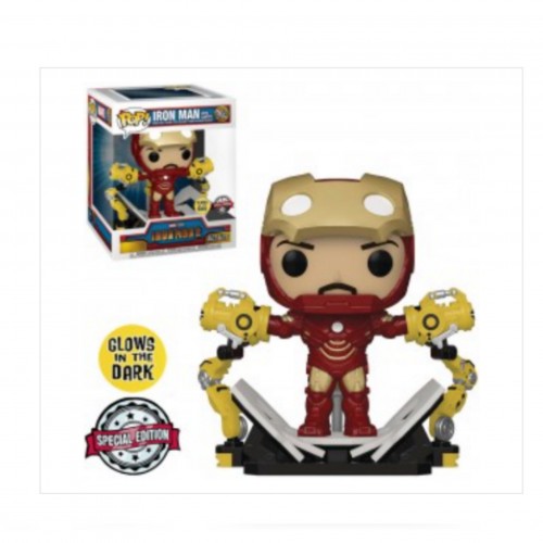 Funko Pop Iron Man 2/ Exclusivo Glow/ Deluxe Marvel Studios #905 - Produto Original