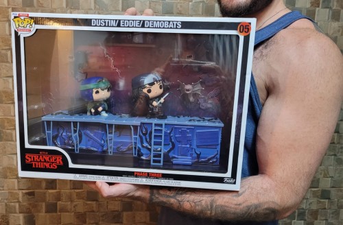 Funko Pop - Dustin / Eddie / Demobats - Stranger Things S4 - #5