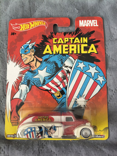 'Dodge Airflow Marvel Capitão América Hot Wheels Dc Capitao America # - Produto Original