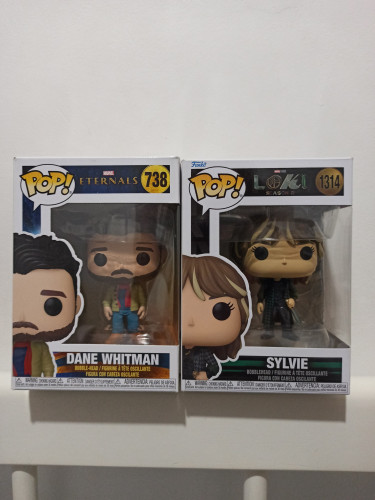 Conjunto: Funko Pop Dane Whitman #738 / Sylvie 1314 - Marvel Studios Loki / Eternals-Marvel-1