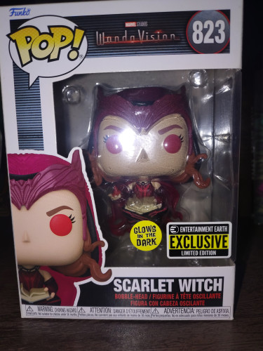 Wanda Vision /Glows/ Scarlet/ Exclusive Wandavision #823 - Produto Original