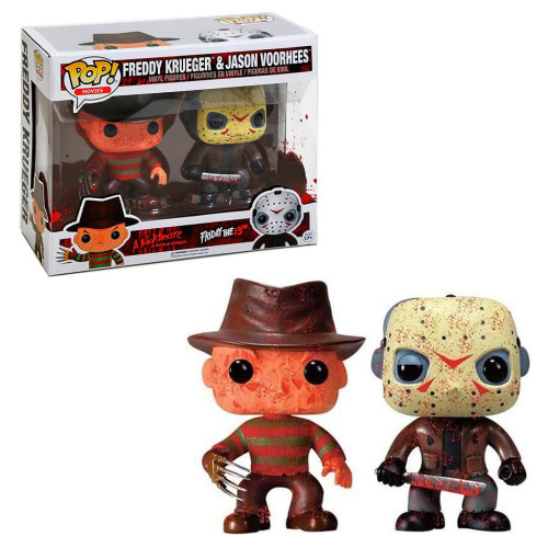 FUNKO POP MOVIES A NIGHTMARE ON ELM STREET / FRIDAY THE 13TH - FREDDY KRUEGER & JASON VOORHEES 2-PACK (12115)-Movies-12115