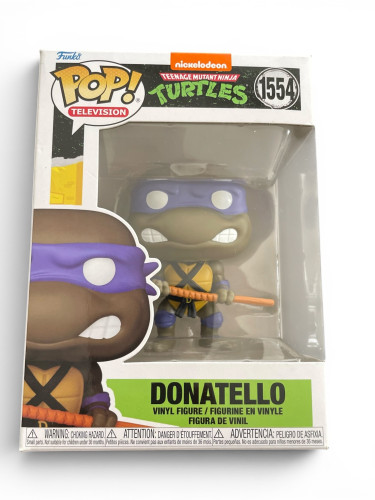 Funko Pop Donatello #1554 Tartarugas Ninja - Original / Fotos Reais Tartarugas Ninjas #1554 - Produto Original
