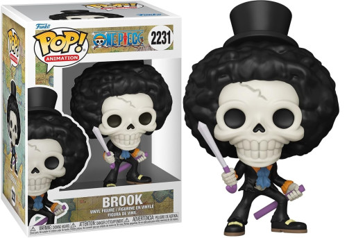 Funko Pop! Animation: One Piece - (refresh) - Brook One Piece #2231 - Produto Original