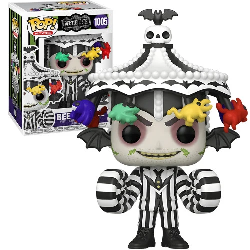 Funko Pop! Beetlejuice 1005 Beetlejuice: Os Fantasmas Se Divertem Exclusivo - FUNKO POP  #1005