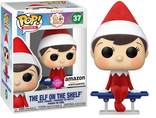 Funko Pop! Books: Elf On The Shelf- Elf (flocked)-The Elf On The Shelf-37