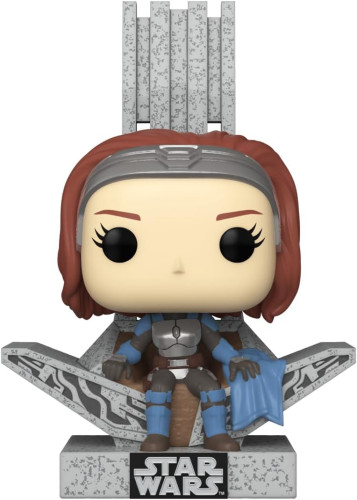 Funko Pop! Deluxe: The Mandalorian - Bo-katan Kryze On The Throne Stars Wars #669 - Produto Original