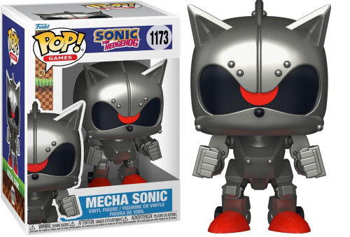 Funko Pop! Games: Sonic The Hedgehog - Mecha Sonic Sonic The Hedgehog #1173 - Produto Original
