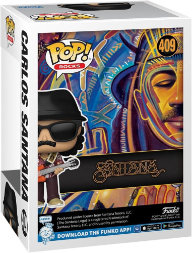 Funko Pop! Rocks: Carlos Santana-Rocks - Carlos Santana-409