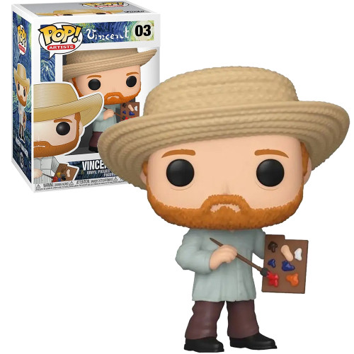 Funko Pop! Vincent Van Gogh 03 FUNKO POP #03 - Produto Original