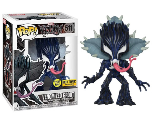 Funko Pop - Guardiões Das Galaxias/venom - Venomized Groot 511 (glow/(hottopic) - Marvel Avengers - #511 FUNKO POP #511 - Produto Original