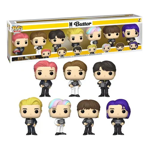 Bts Butter 7 Pack Exclusivo V / Suga / Jin / Jung Kook / Rm / Jimin / J-hope Rocks - Rocks  #7