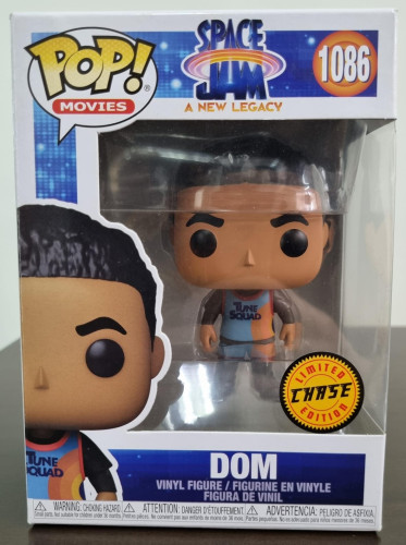Funko Pop Lebron James Leaping #1182 + Dom ( Chase ) - Funko Pop Space Jam A New Legacy - #1086