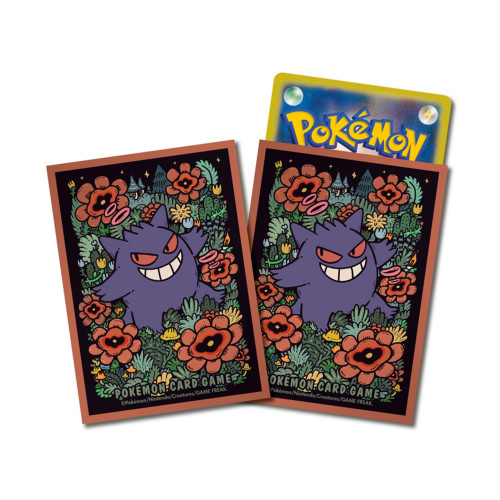 SLEEVE POKÉMON: GENGAR PREMIUM GLOSS LARANJA-Pokemon Estampas Ilustradas-