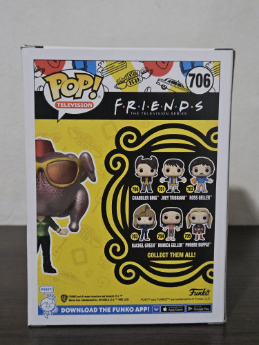 Funko Pop Monica Geller Turkey 706 Metallic / Metálico Caixa Danificada - Friends - #706
