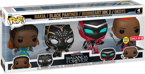 Funko Pop! Nakia / Black Panther / Ironheart Mk 2 / Okoye (target Exclusive)-Black Panther Wakanda Forever-4