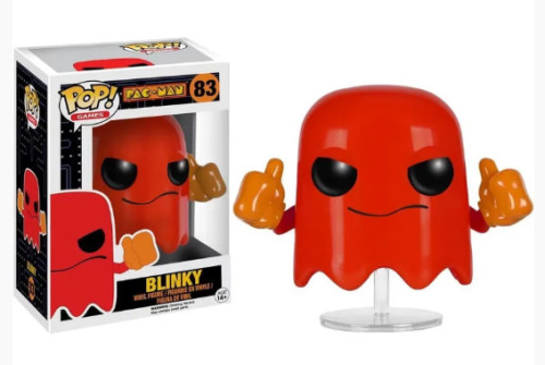 Original - Funko Games Pac Man Blinky #83 Funko POP! #0 - Produto Original