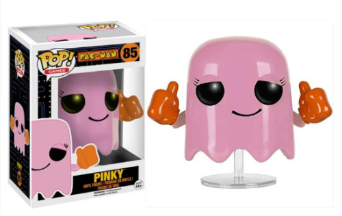 Original - Funko Games Pac Man Pinky #85 Funko POP! #0 - Produto Original