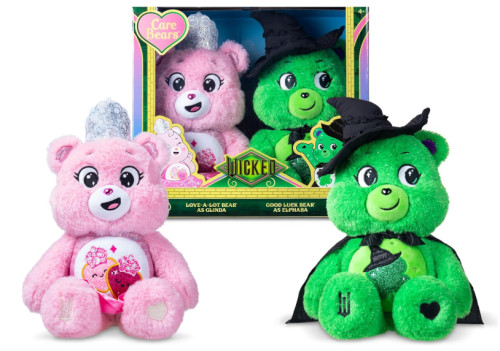 Action Figures [prÉ-venda] Care Bears X Wicked 2-pack - Love-a-lot Bear As Glinda & Good Luck Bear As Elphaba-MOVIES WICKED-