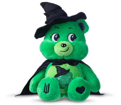 Action Figures [prÉ-venda] Care Bears X Wicked Fun Size Plush - Good Luck Bear As Elphaba-MOVIES WICKED-
