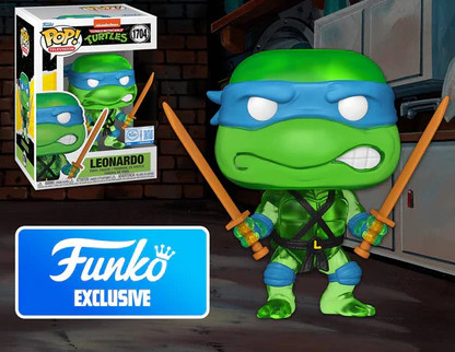 [prÉ-venda] Funko Pop -  Teenage Mutant Ninja Turtles  - Leonardo 1704 (translucent)-As Tartarugas Ninjas-1704